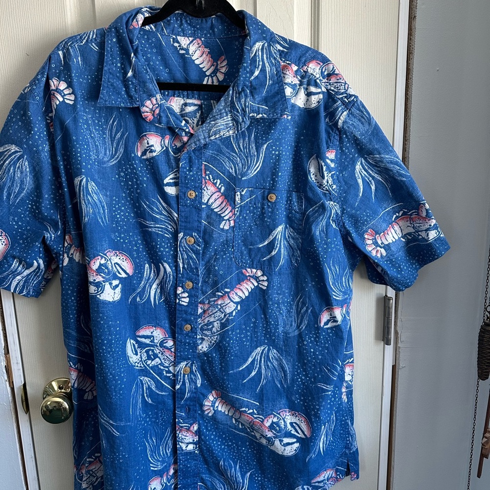 Croft & Barrow Blue and White Casual Shirt